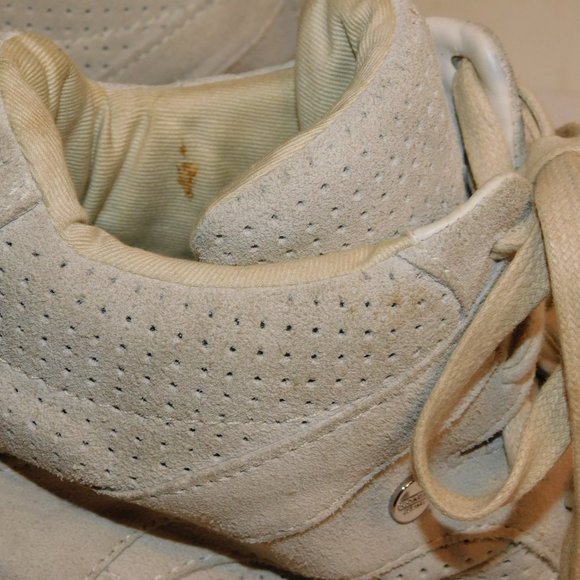 Coach Alexis High Top Wedge Sneakers Size 8.5M Suede - Picture 9 of 11